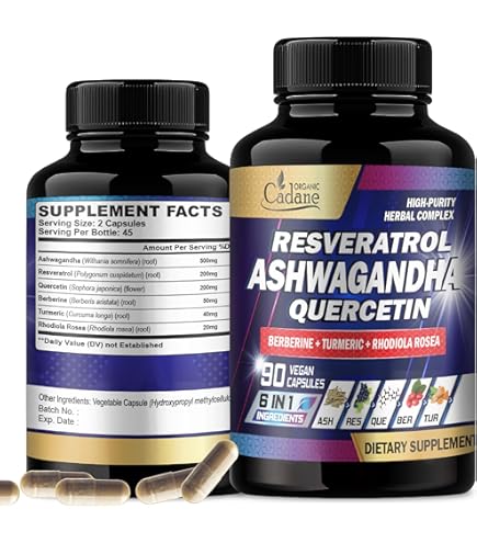 Amazon.com: Organic Cadane Ashwagandha Supplements - Memory